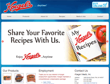 Tablet Screenshot of koegels.com